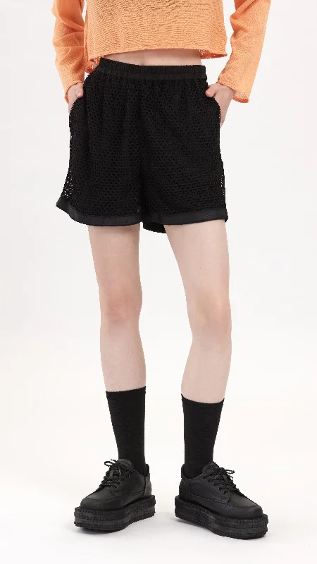 high rise cargo jogger pants -Net Shorts