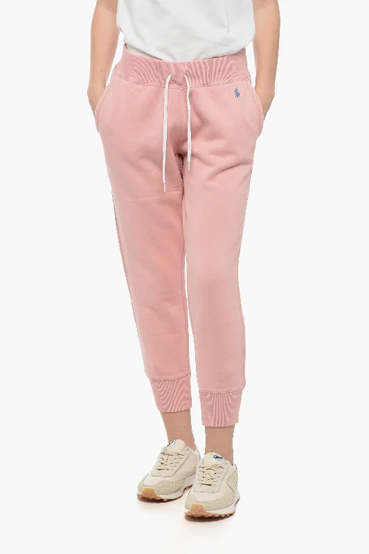 festive holiday pants -Polo Ralph Lauren Fleece Cotton Blend Sweatpants with Cuffs