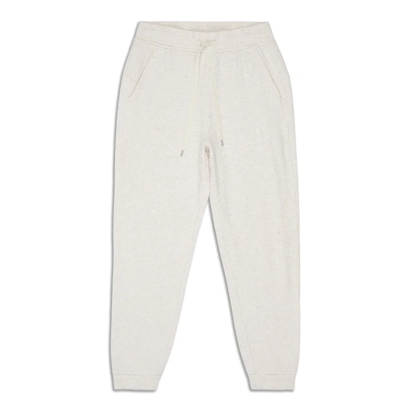 soft modal lounge pants -Ribbed High-Rise Jogger - Resale