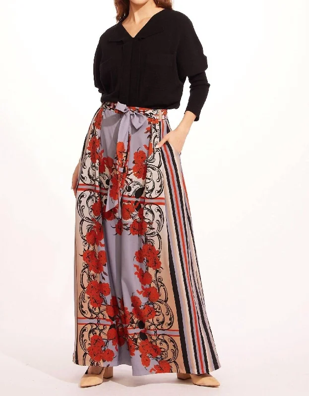 soft modal pants -Salinger Pants In Arabesque