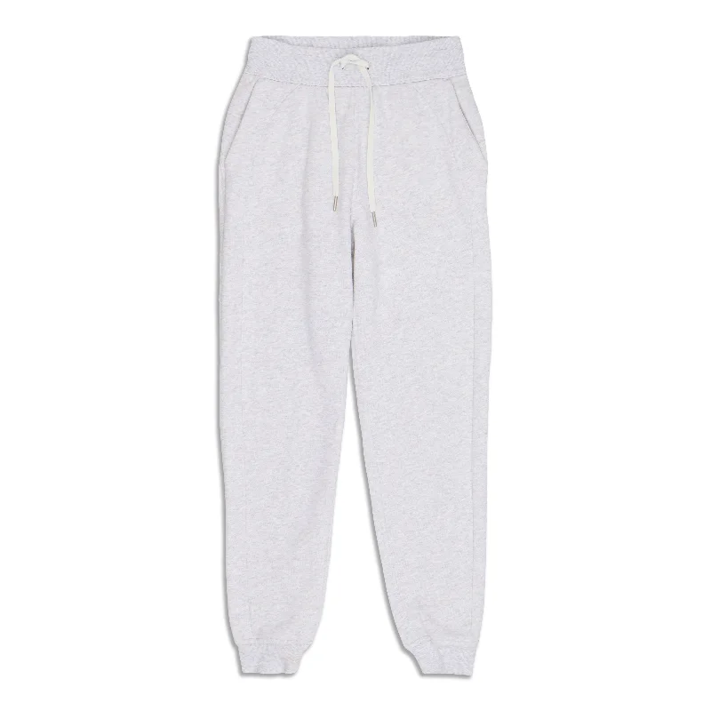 soft pajama cozy lounge slim pants -Scuba High-Rise Jogger - Resale