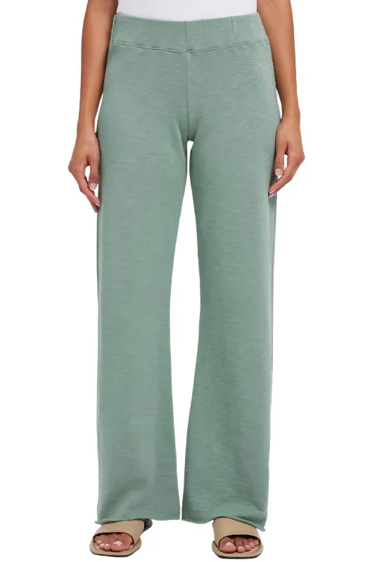 relaxed chino pants -Slub Terry Pant In Sage