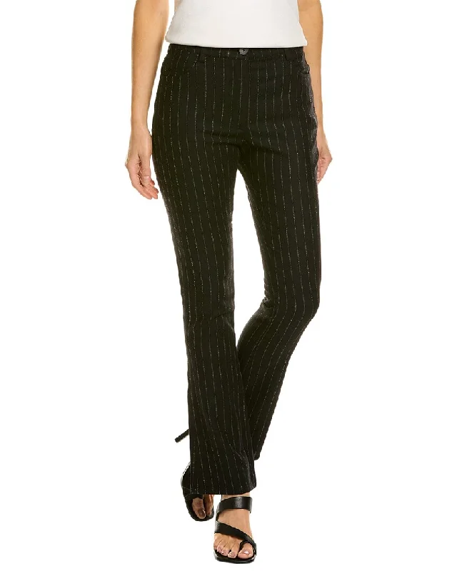 sporty mesh track slim fit pants -The Kooples Wool-Blend Suit Trouser